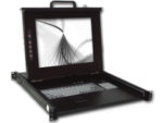 EJ-115BRK-01 15" 1U Single Rail LCD Console,EJ-D115BRK-08 15" 1U Dual Rail 8-Port KVM LCD Console