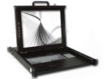 EJ-117BRK-01 17" 1U Single Rail LCD Console